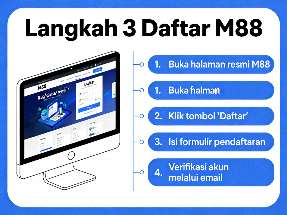 Langkah 3 Daftar M88